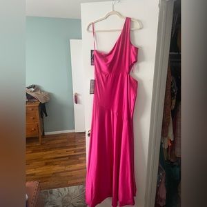 Macys Juniors Hot Pink Prom Dress